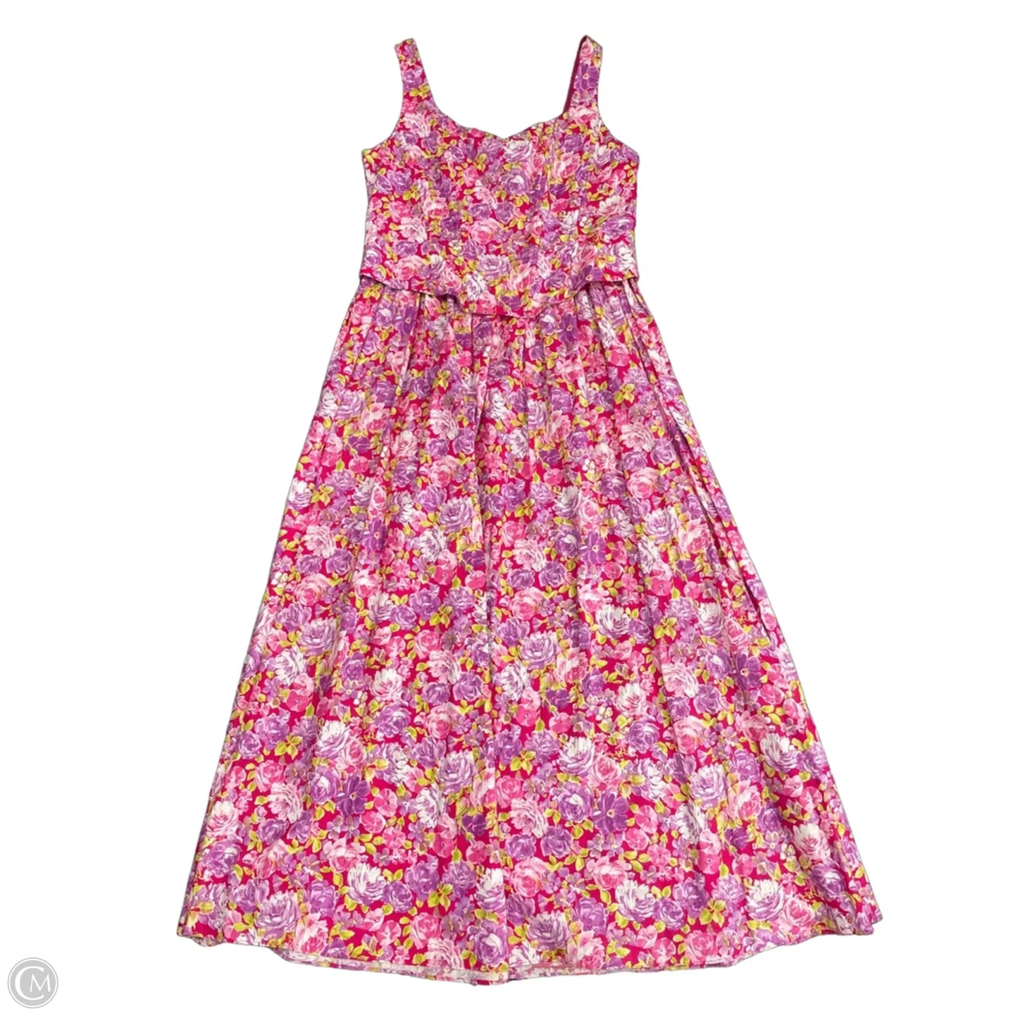 Dress Casual Midi By Karin Stevens In Pink & Purple, Size: 6
