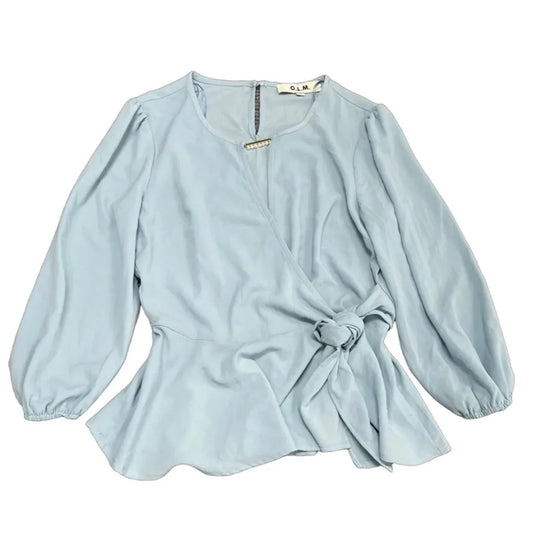 Top Long Sleeve By Clothes Mentor In Blue, Size: M