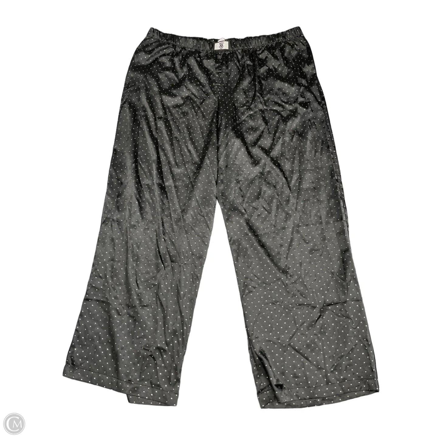 Pajamas 2pc By Victorias Secret In Black & Silver, Size: Xxl