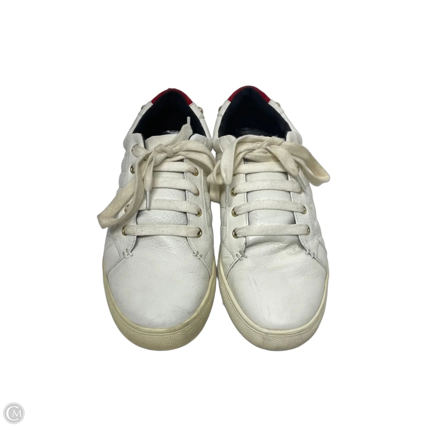 Shoes Designer By Kurt Geiger In Red & White, Size: 6