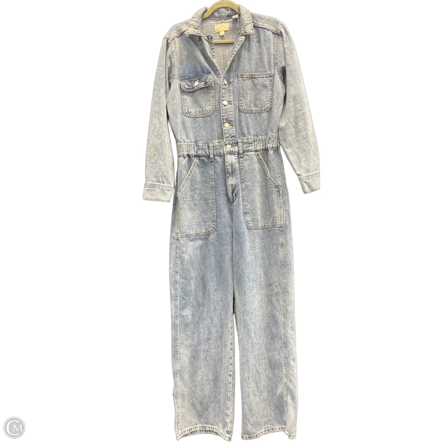 Jumpsuit By Universal Thread In Blue Denim, Size: 8