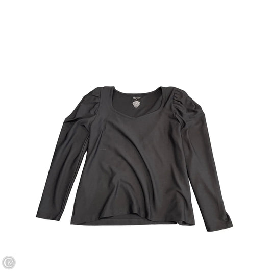Top Long Sleeve By Nine West In Black, Size: Xl