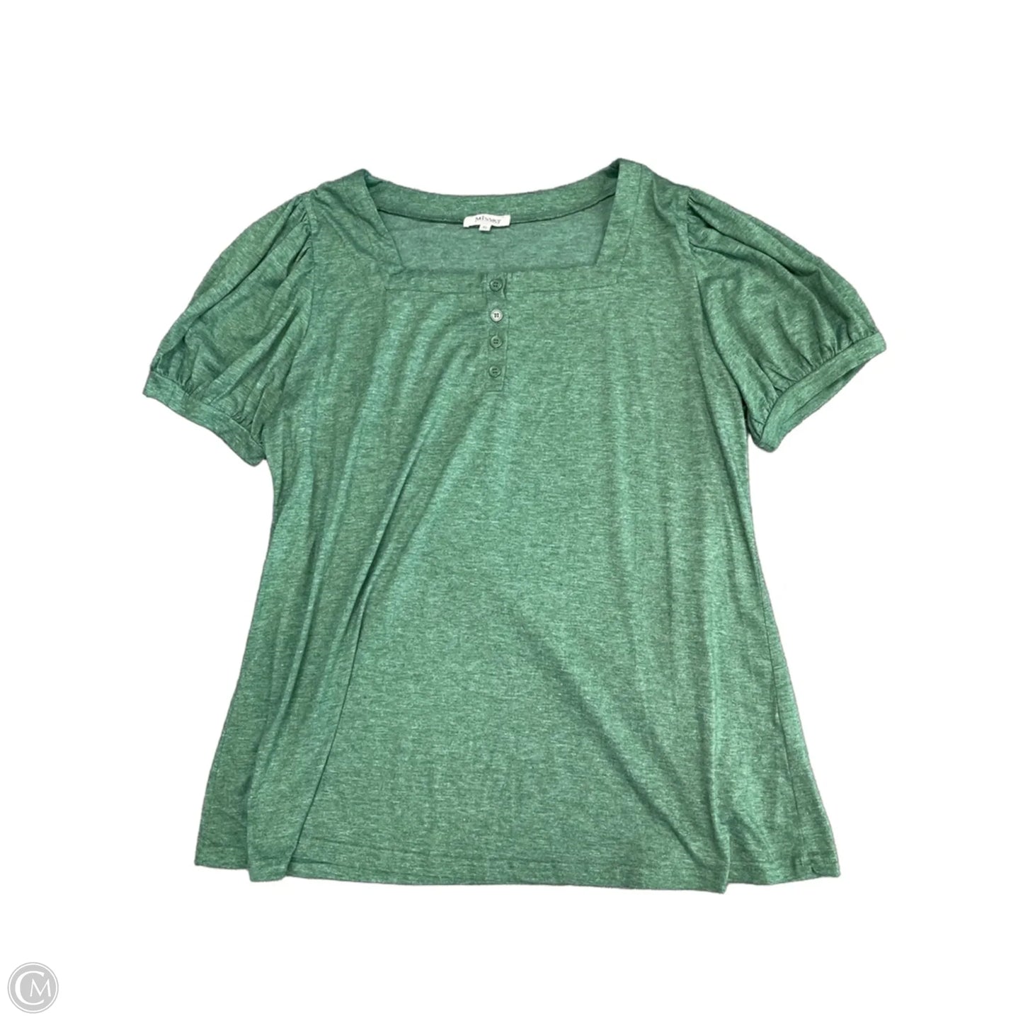 Top Short Sleeve By Clothes Mentor In Green, Size: Xl