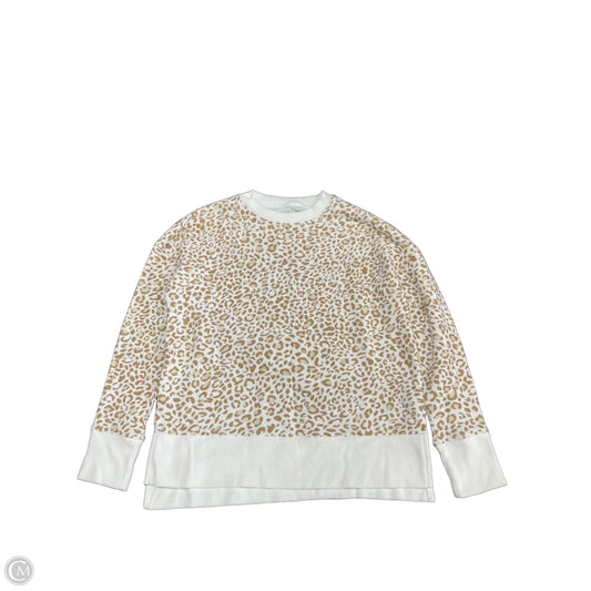 Sweatshirt Crewneck By Time And Tru In Animal Print, Size: S