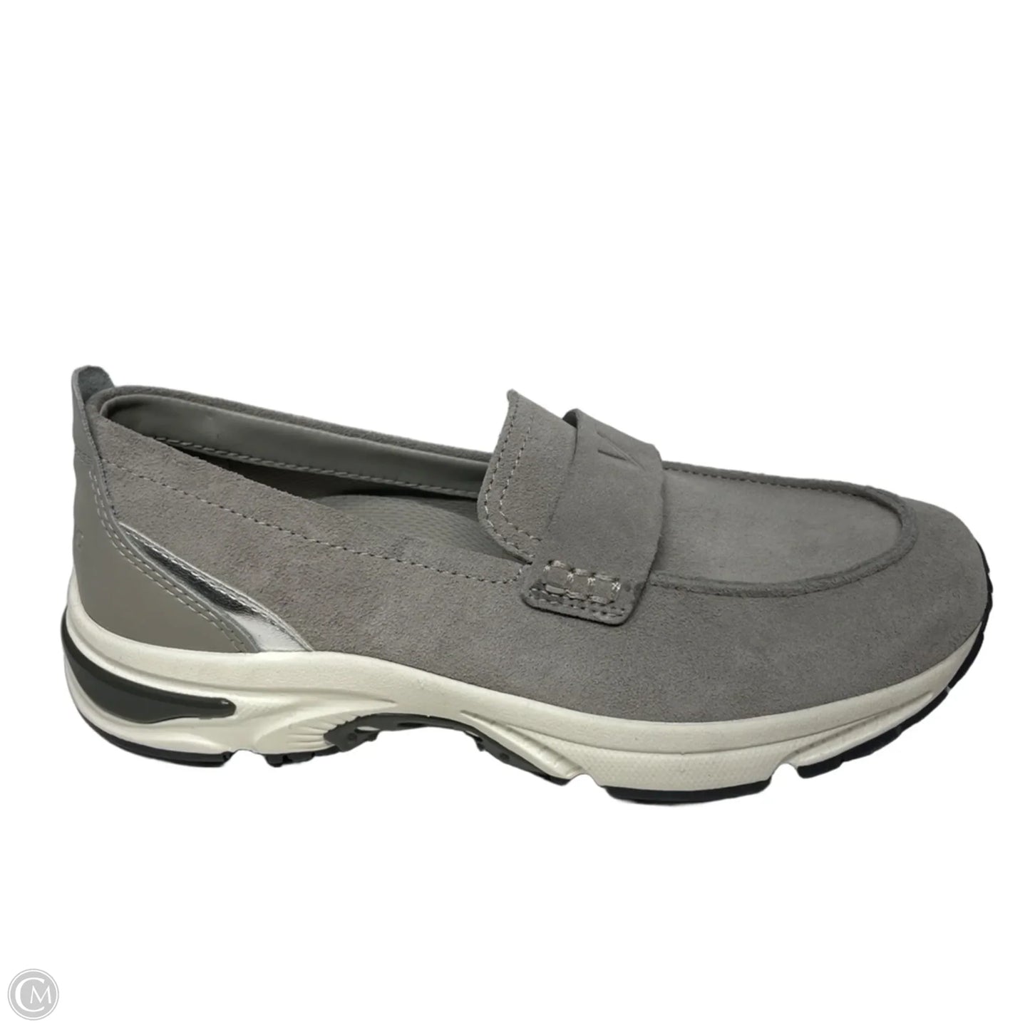 Shoes Sneakers By Vionic In Grey & White, Size: 7