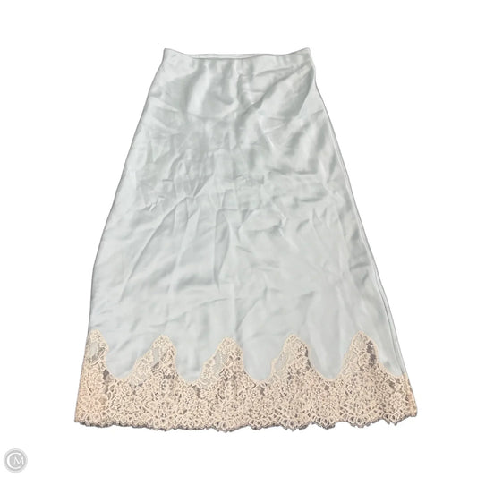 Skirt Midi By Wilfred In Blue & Cream, Size: M