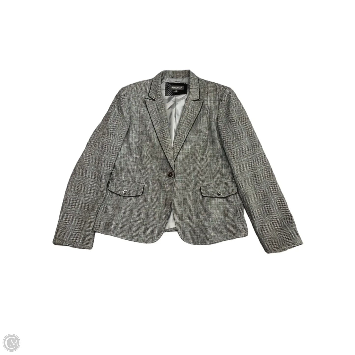 Blazer By John Meyer In Green & Grey, Size: 10