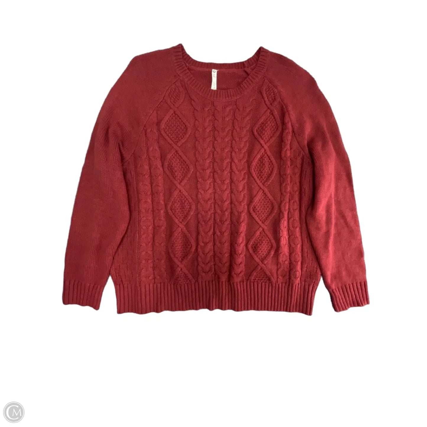 Sweater By Leo And Nicole In Red, Size: 2x
