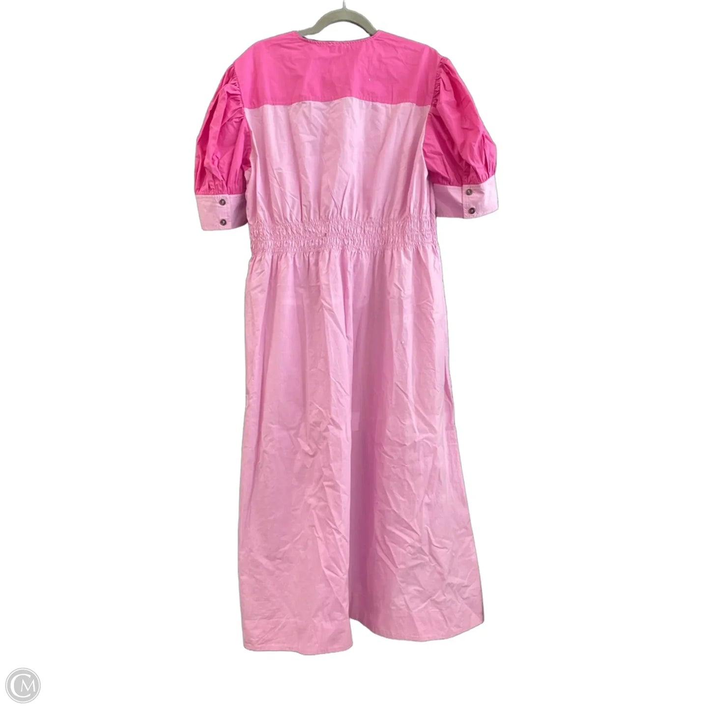 Dress Casual Maxi By Ganni In Pink, Size: L