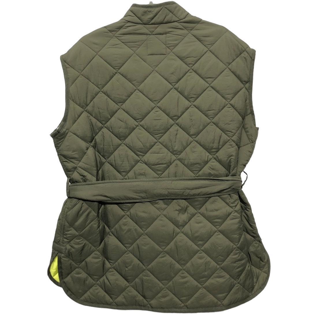 Vest Faux Fur & Sherpa By Free Assembly In Green, Size: L