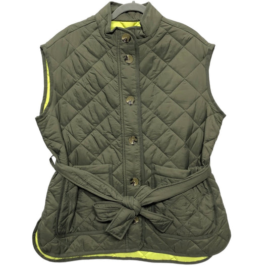 Vest Faux Fur & Sherpa By Free Assembly In Green, Size: L