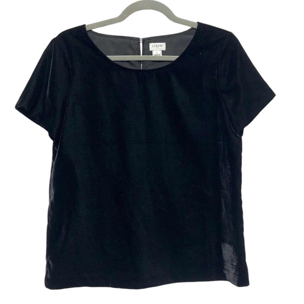 Top Short Sleeve By J. Crew In Black, Size: Xs