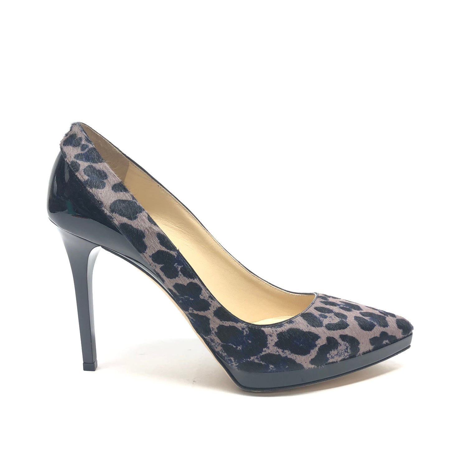 Shoes Luxury Designer By Jimmy Choo In Animal Print, Size: 9