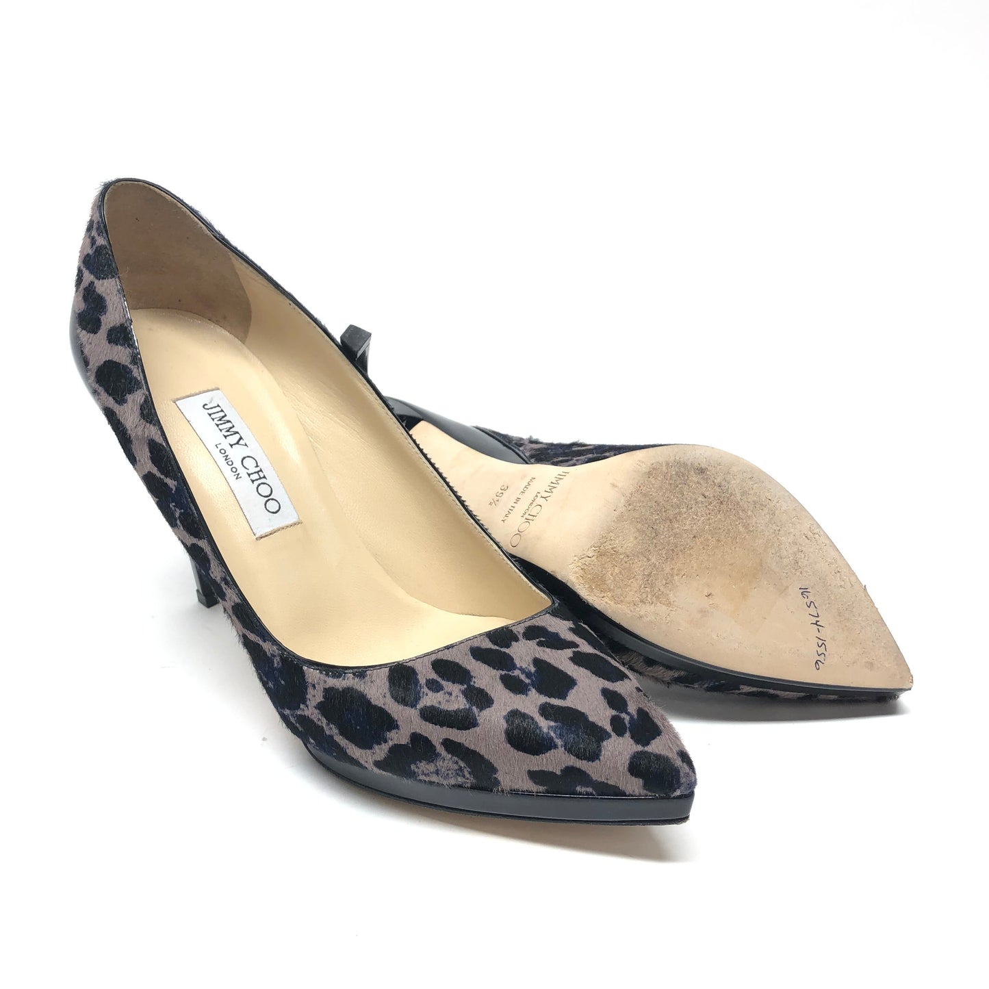 Shoes Luxury Designer By Jimmy Choo In Animal Print, Size: 9