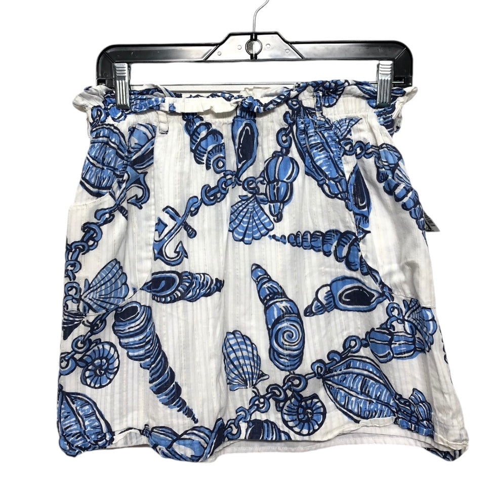 Skirt Designer By Lilly Pulitzer In Blue & White, Size: Xs