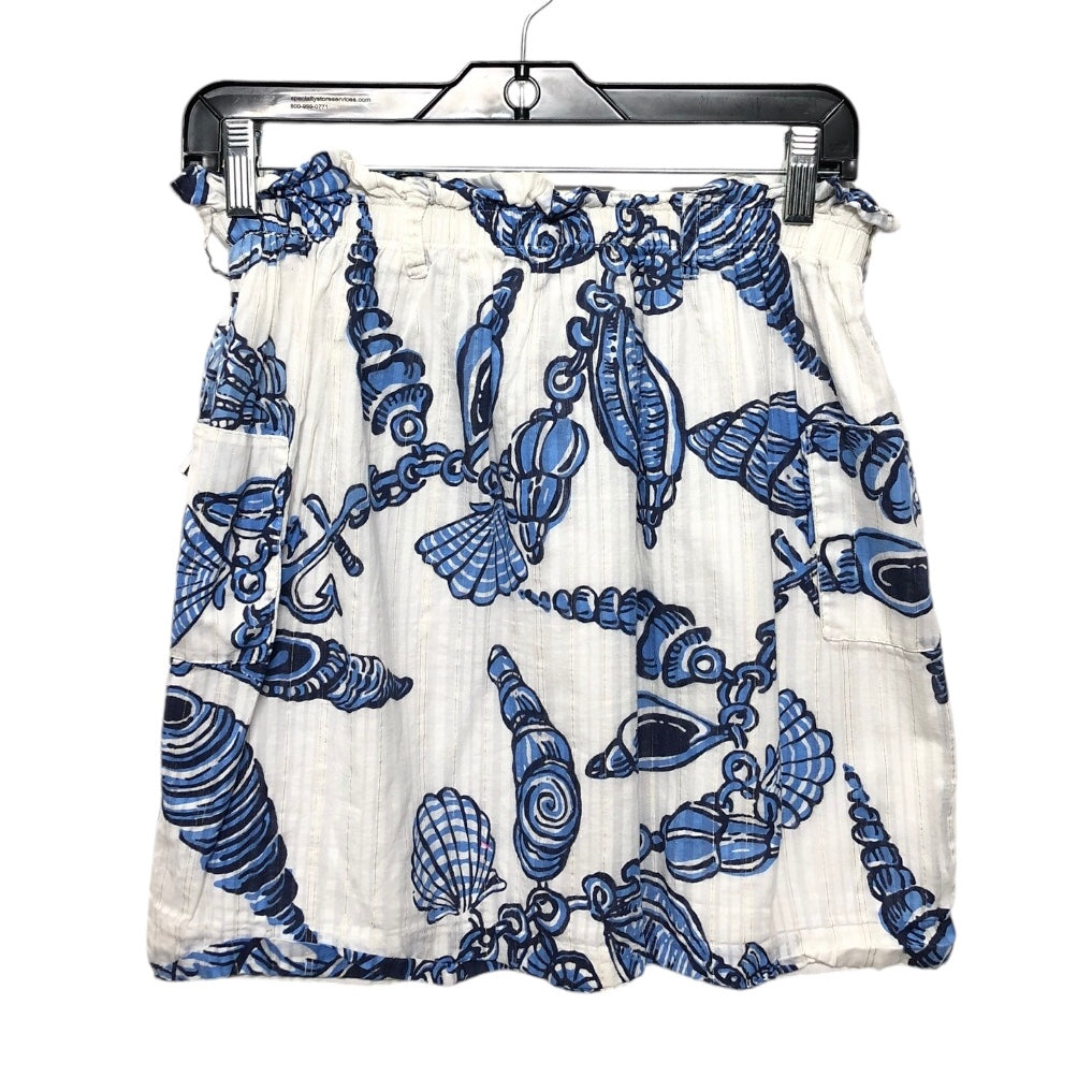 Skirt Designer By Lilly Pulitzer In Blue & White, Size: Xs