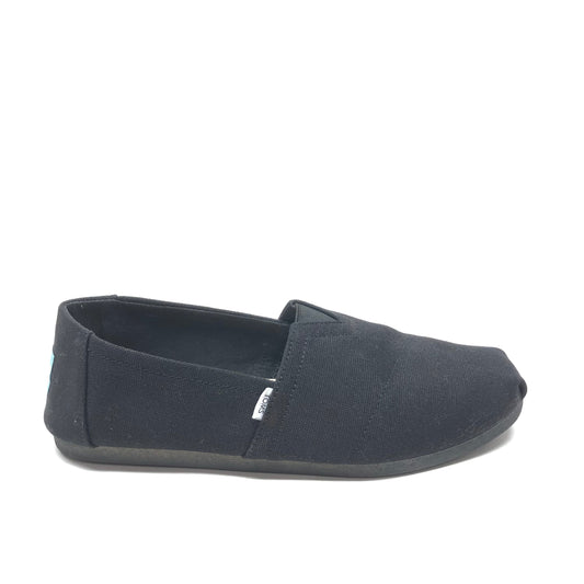 Shoes Flats By Toms In Black, Size: 9