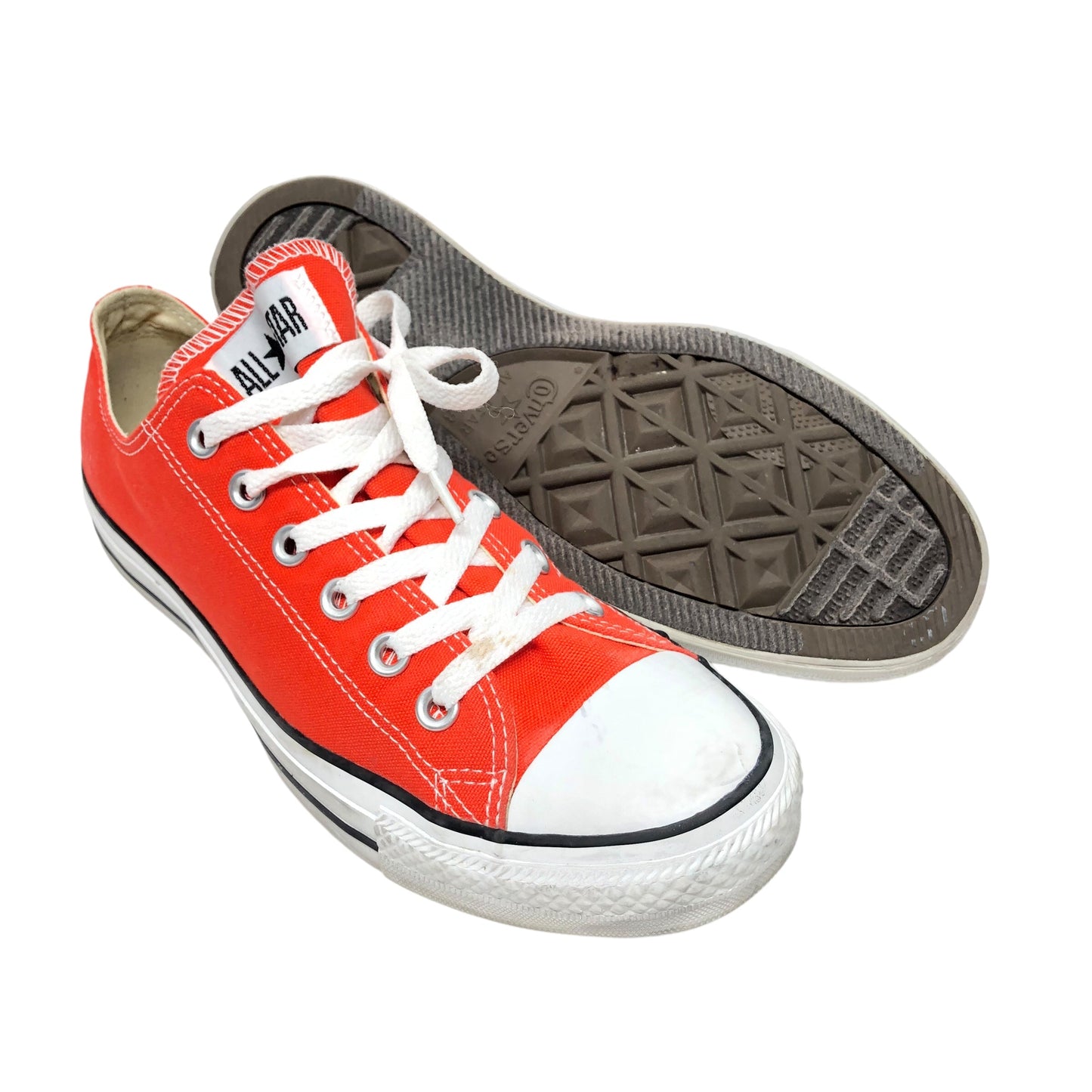 Shoes Sneakers By Converse In Orange, Size: 10