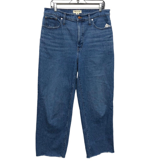 Jeans Straight By Madewell In Blue, Size: 12