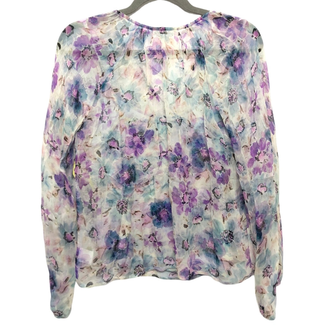 Top 2pc Long Sleeve By Johnny Was In Multi-colored, Size: Mp