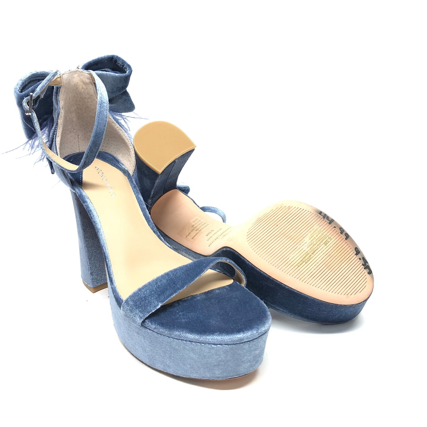 Shoes Heels Block By Antonio Melani In Blue, Size: 9.5