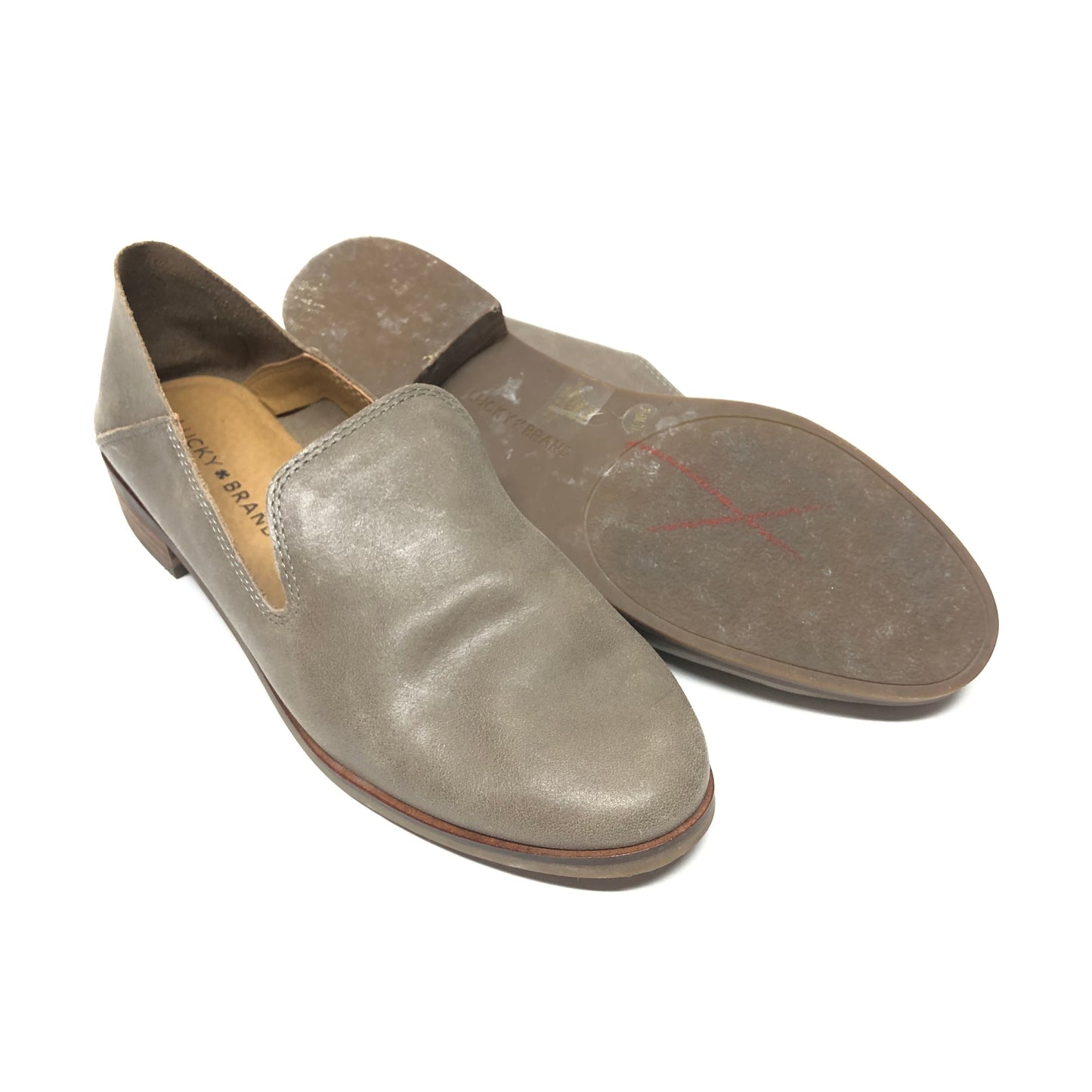 Shoes Flats By Lucky Brand In Taupe, Size: 7.5