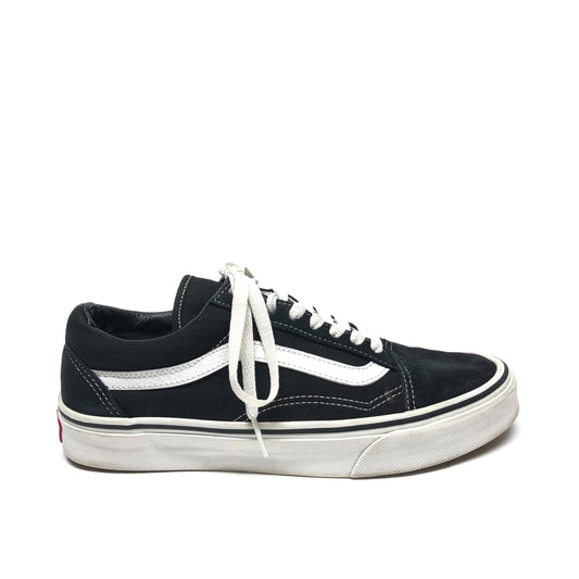 Shoes Sneakers By Vans In Black & White, Size: 8.5