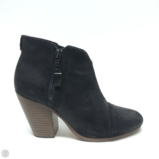 Boots Ankle Heels By Rag And Bone In Black, Size: 6.5