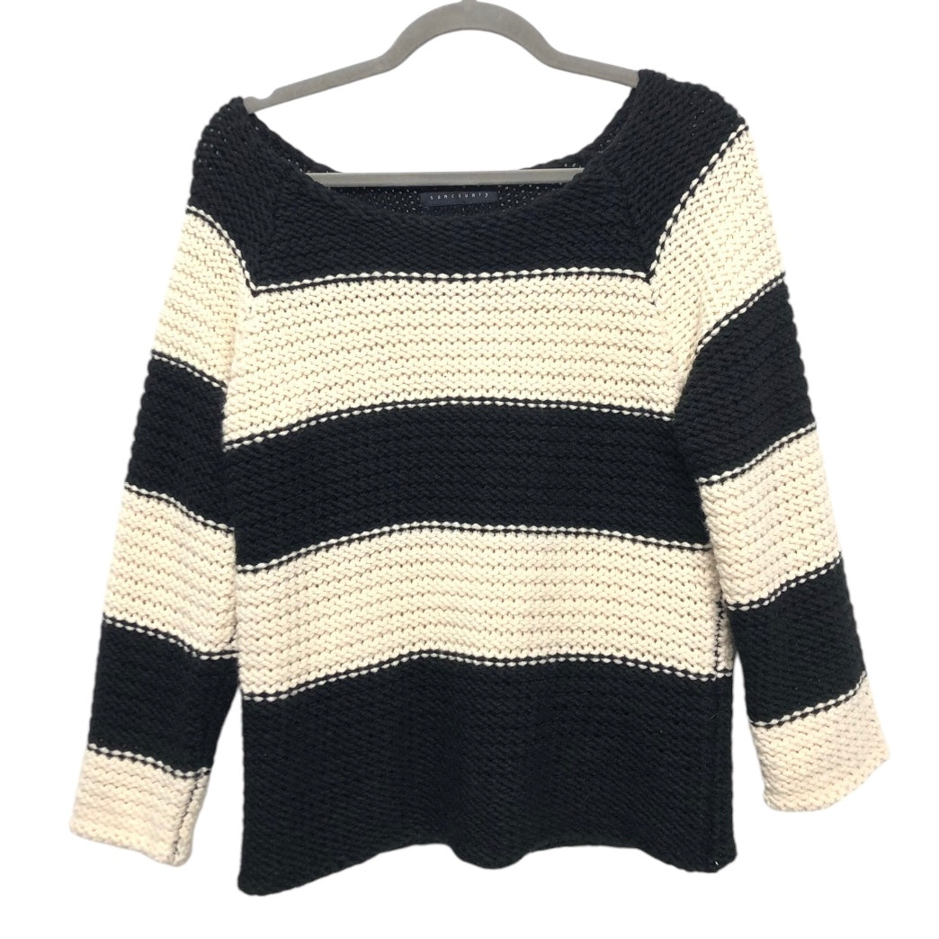 Sweater By Sanctuary In Black & Cream, Size: S