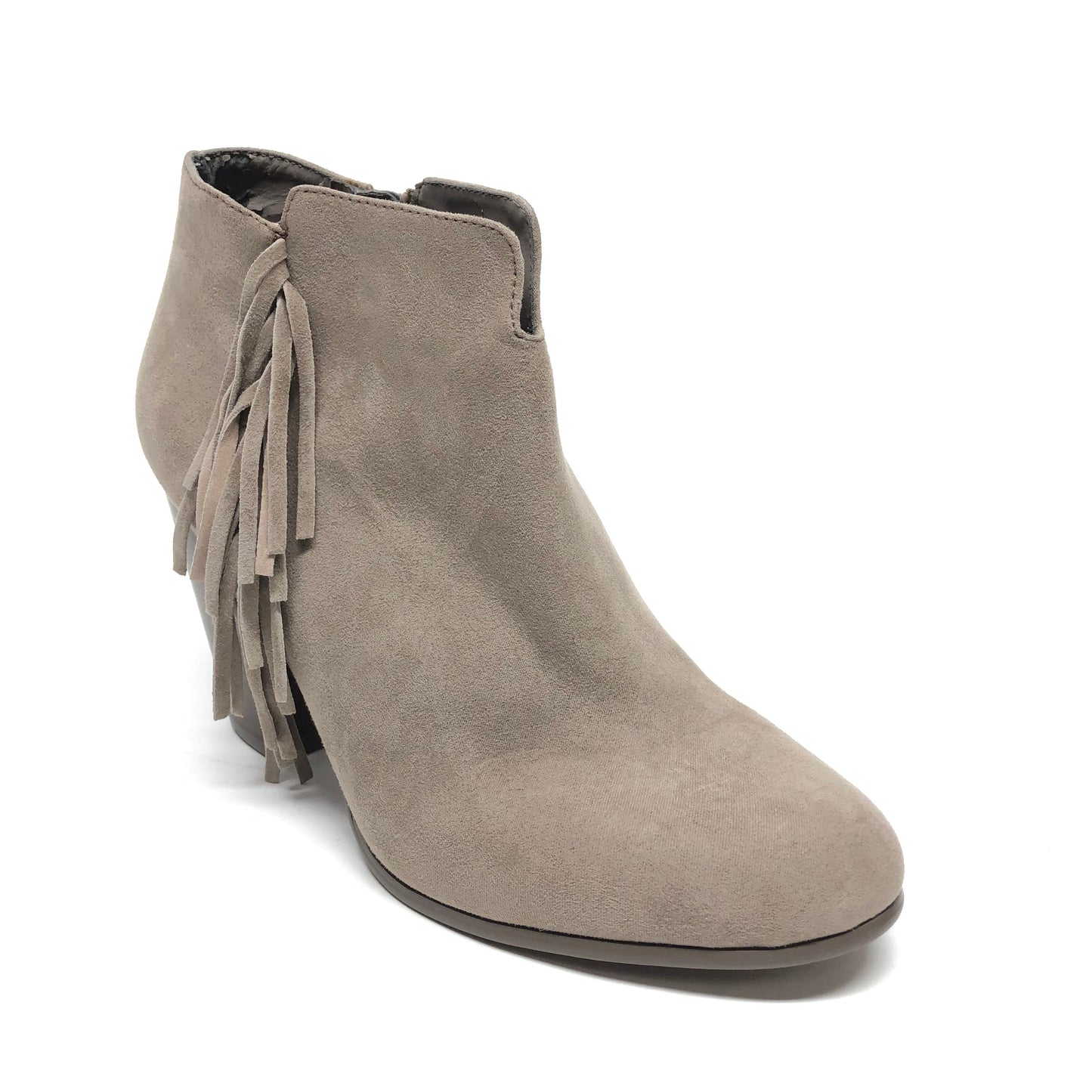 Boots Ankle Heels By Carlos By Carlos Santana In Beige, Size: 8.5