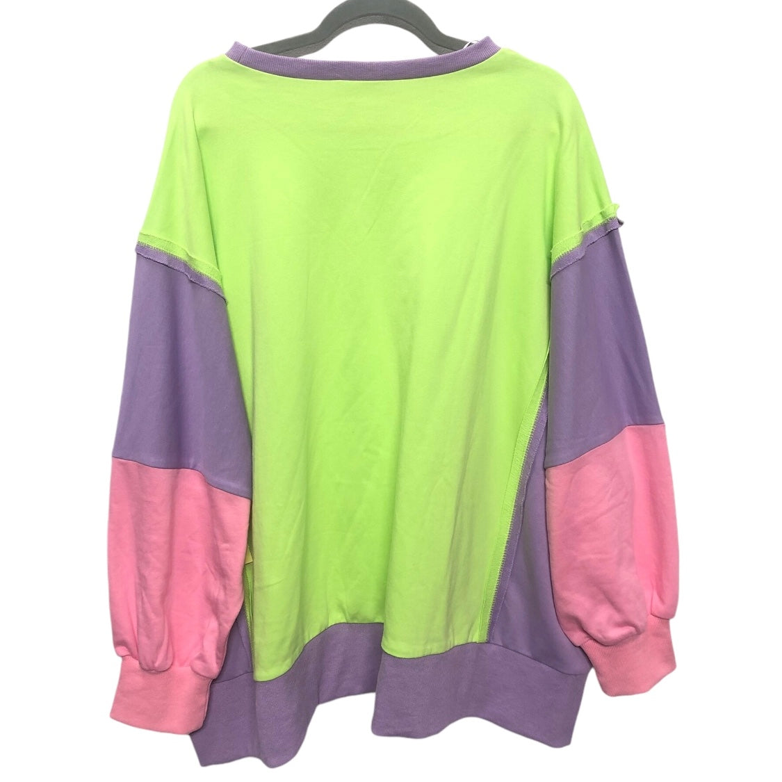 Sweatshirt Crewneck By First Love In Green, Size: L