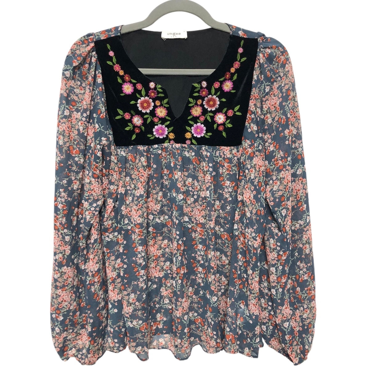 Top Long Sleeve By Umgee In Multi-colored, Size: S