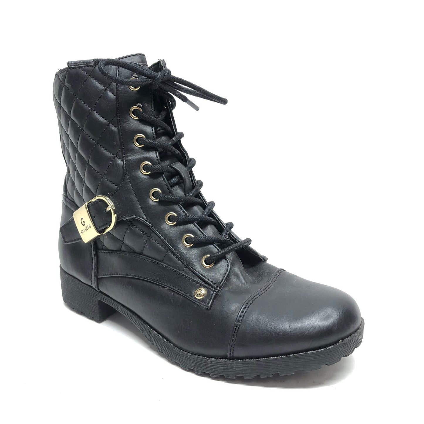 Boots Combat By Guess In Black, Size: 7