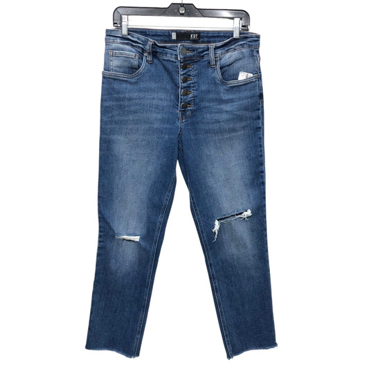 Jeans Cropped By Kut In Blue, Size: 8