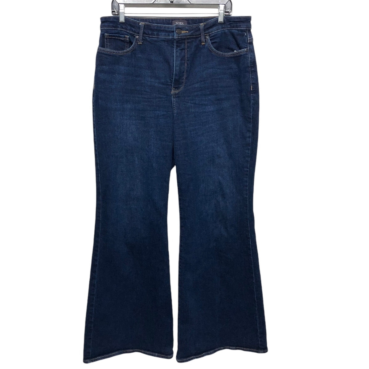 Jeans Flared By Not Your Daughters Jeans In Blue Denim, Size: 12