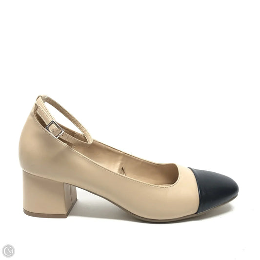 Shoes Heels Block By Forever 21 In Beige, Size: 10