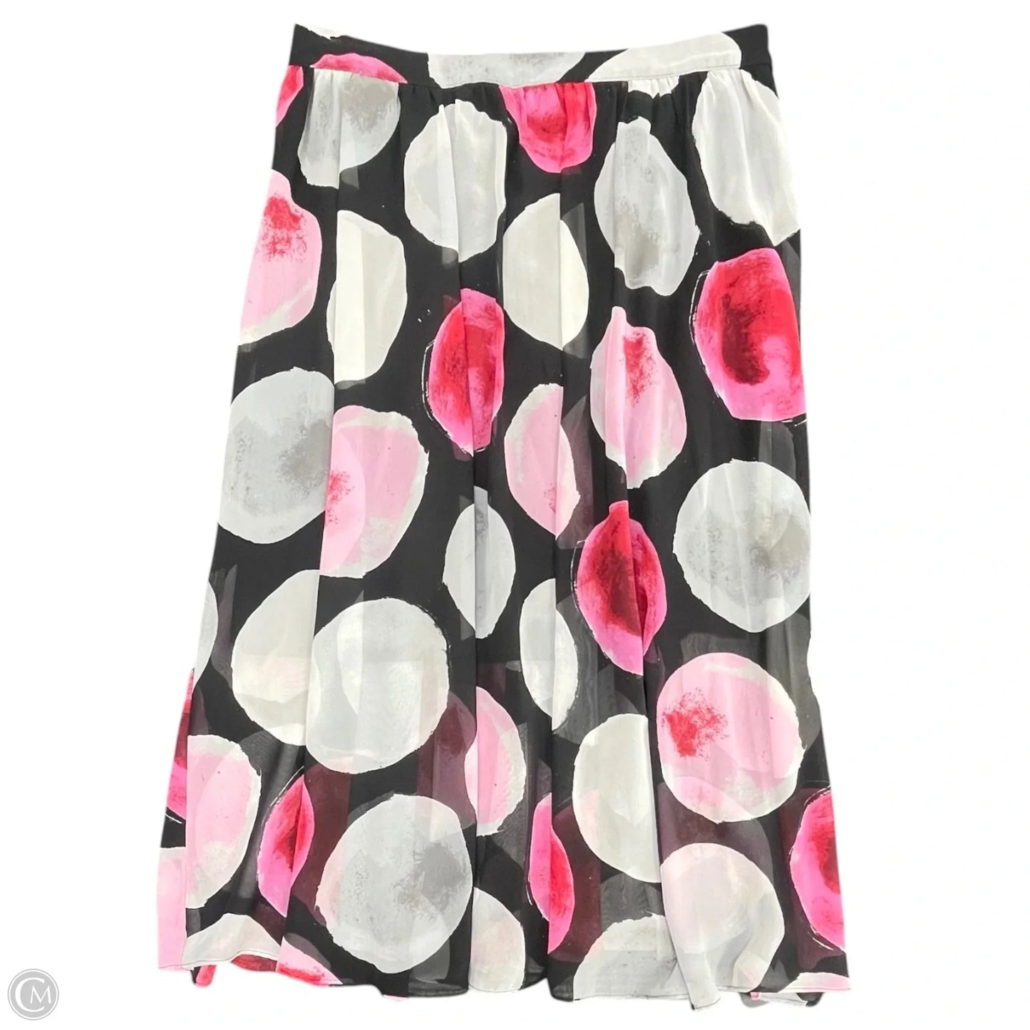 Skirt Midi By Worthington In Grey & Pink, Size: 6