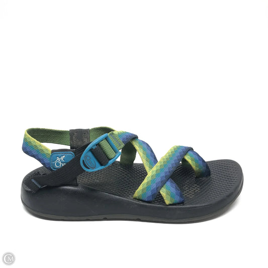 Sandals Sport By Chacos In Blue & Green, Size: 9