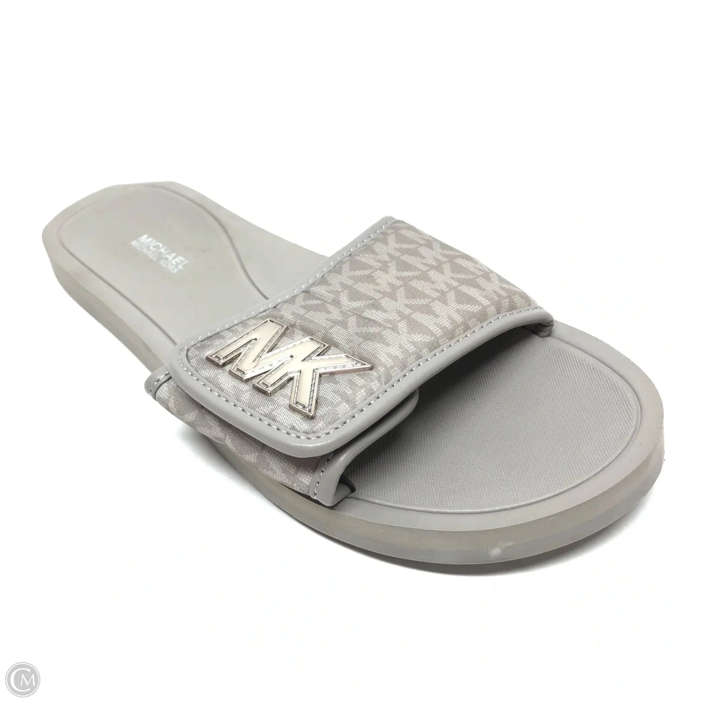 Sandals Flats By Michael By Michael Kors In Grey, Size: 10