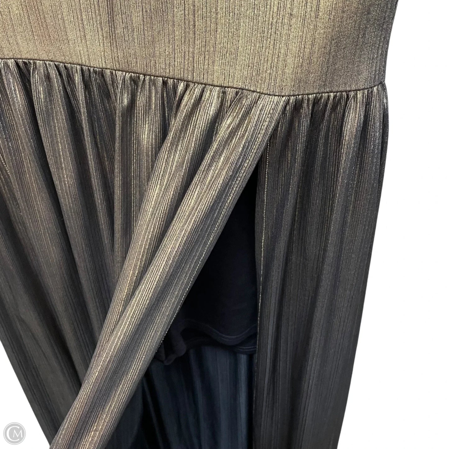 Dress Party Long By Bebe In Gold, Size: L