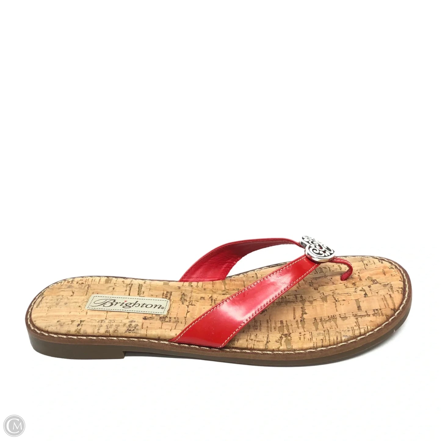 Sandals Flip Flops By Brighton In Red, Size: 8.5