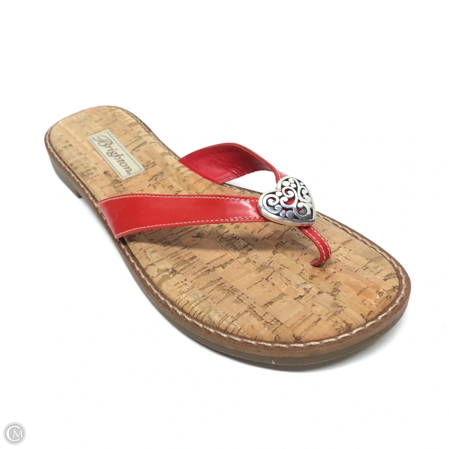 Sandals Flip Flops By Brighton In Red, Size: 8.5
