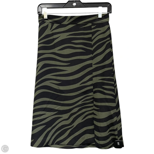 Skirt Midi By Ann Taylor In Green, Size: 0