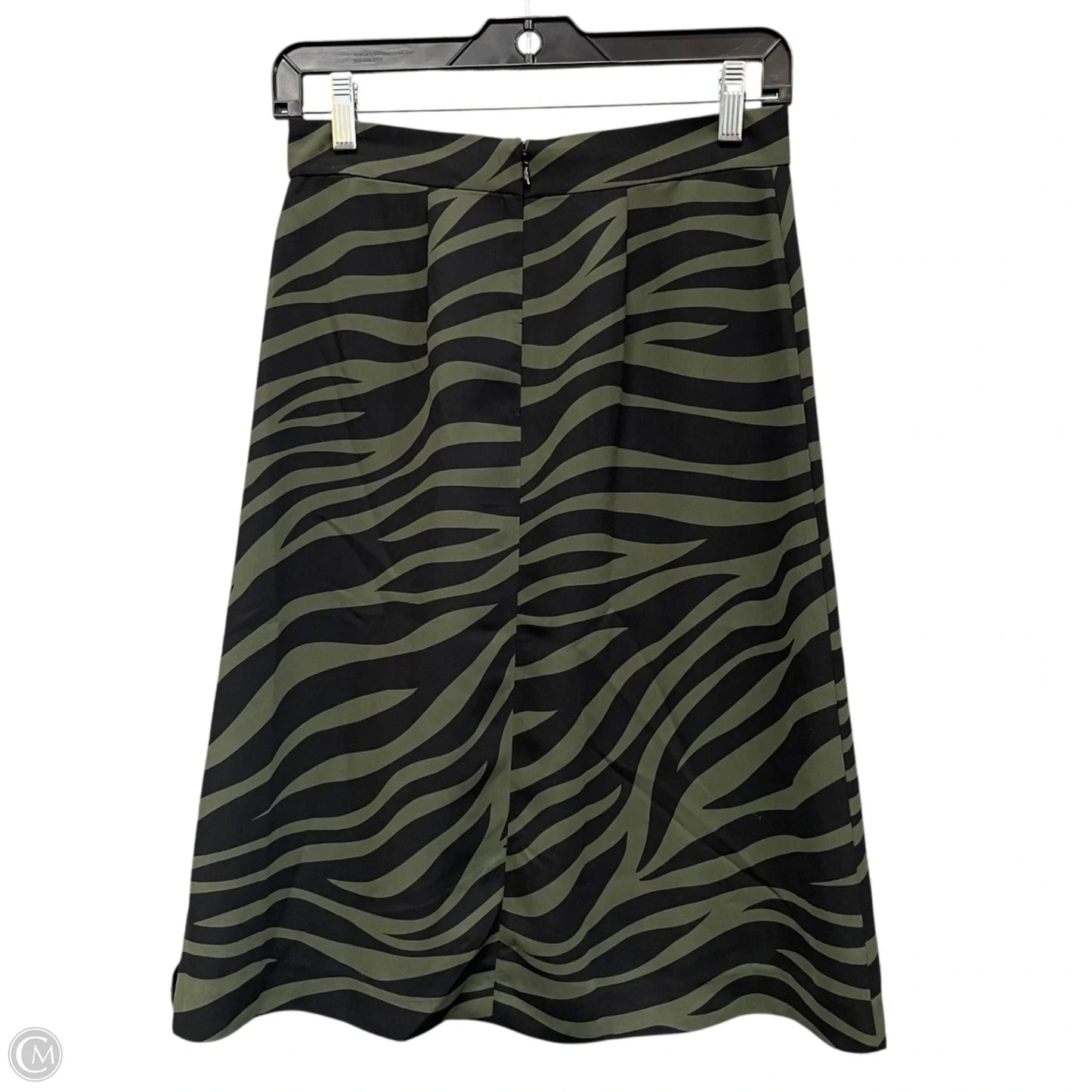 Skirt Midi By Ann Taylor In Green, Size: 0