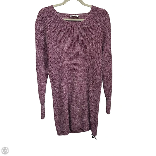 Sweater By All In Favor In Purple, Size: Xs