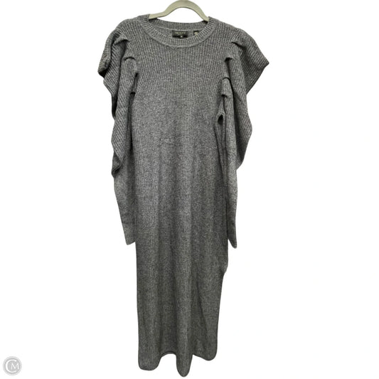 Dress Sweater By Ted Baker In Grey, Size: Xs