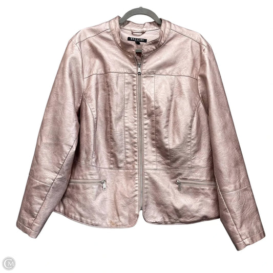 Jacket Other By Baccini In Pink, Size: 2x