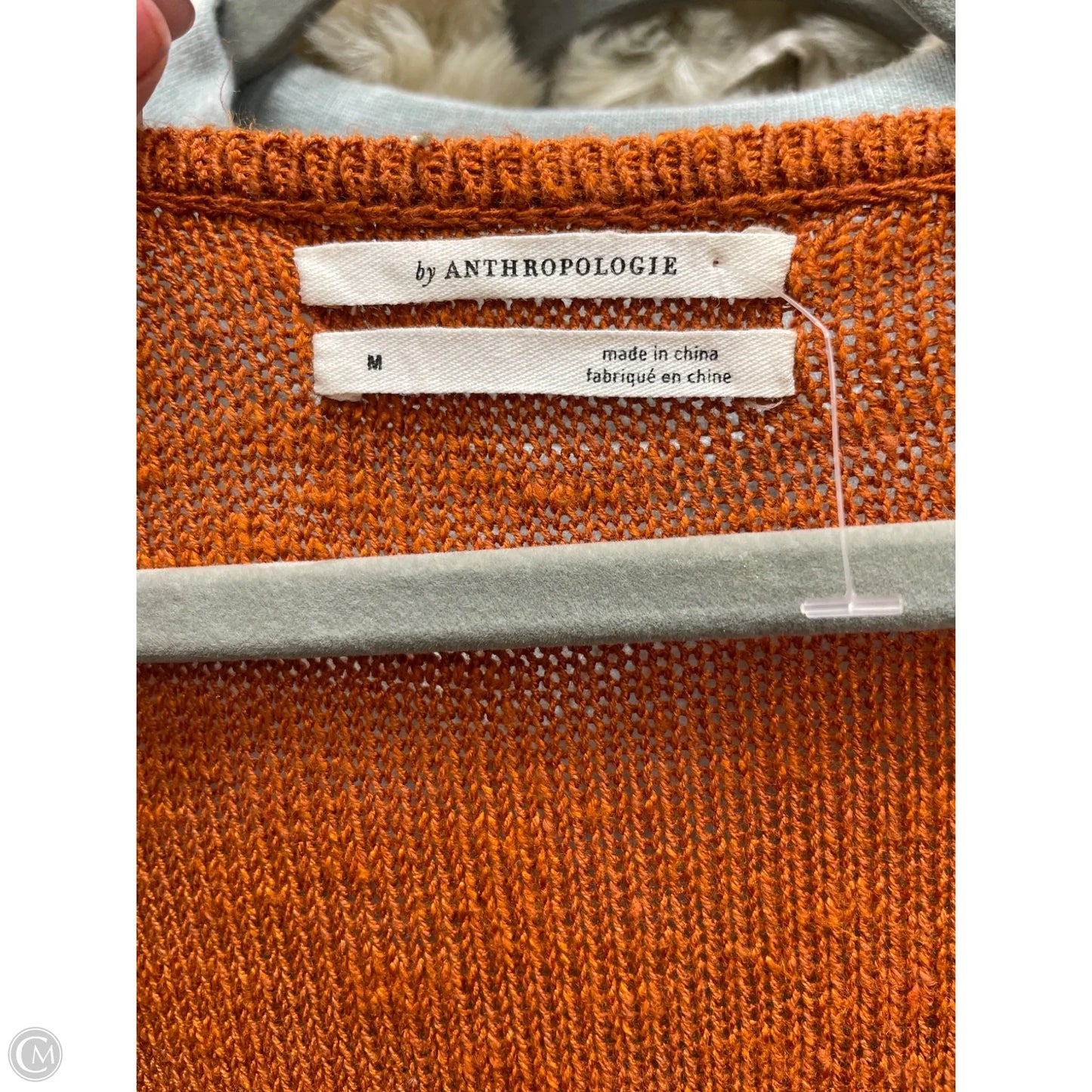 Sweater By Anthropologie In Orange, Size: M