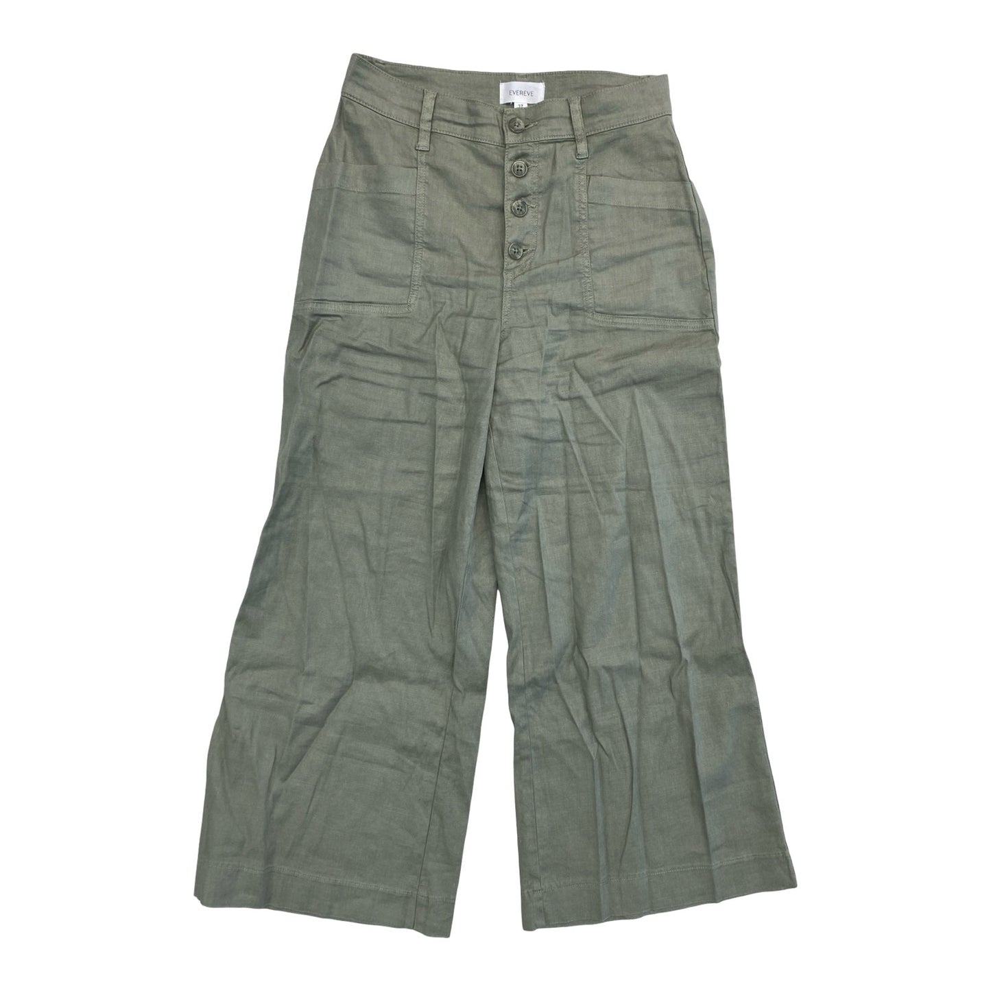 Pants Linen By Evereve In Green, Size:4