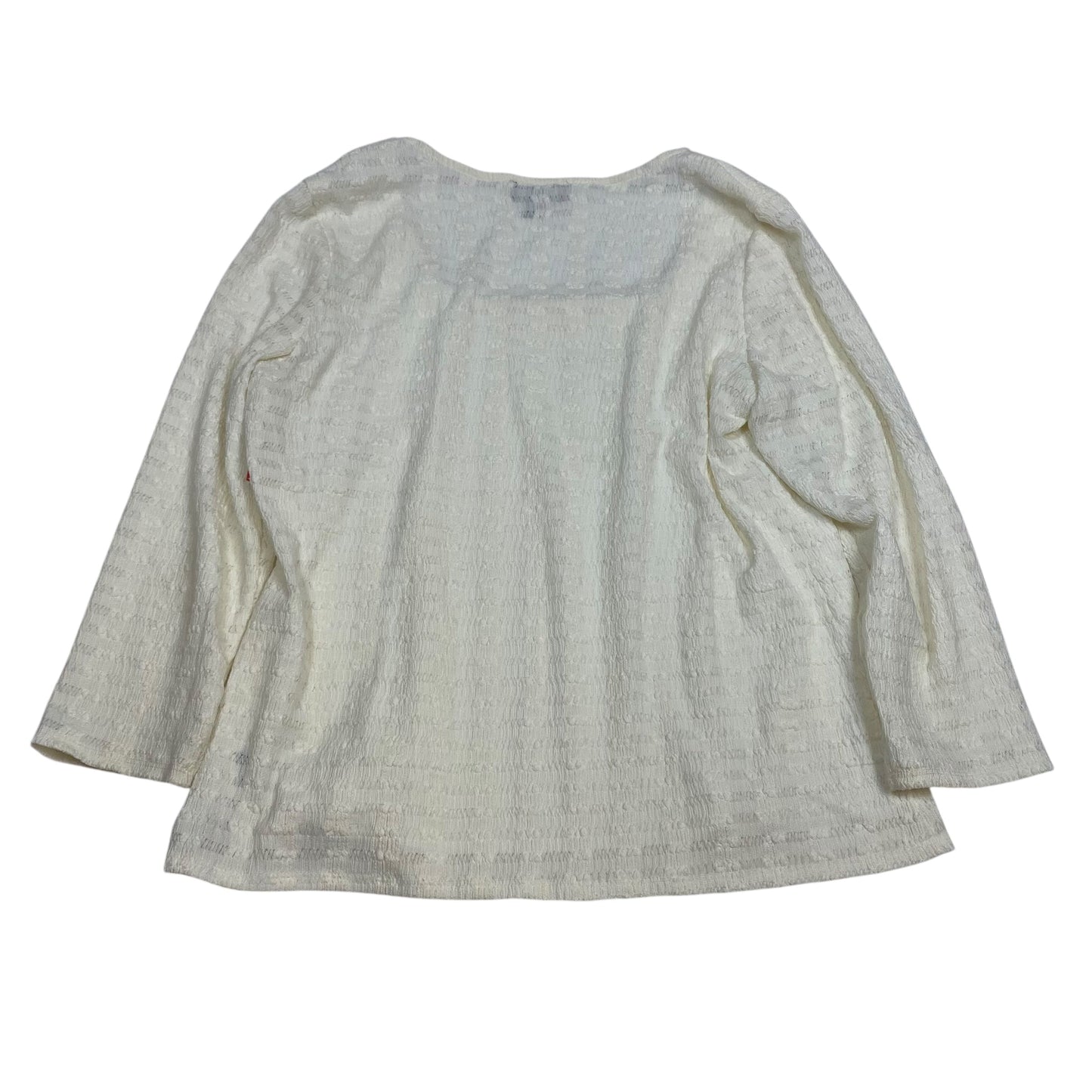 Top Ls By Agb In Cream, Size:L